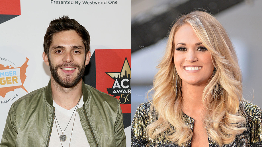 Thomas Rhett and Carrie Underwood