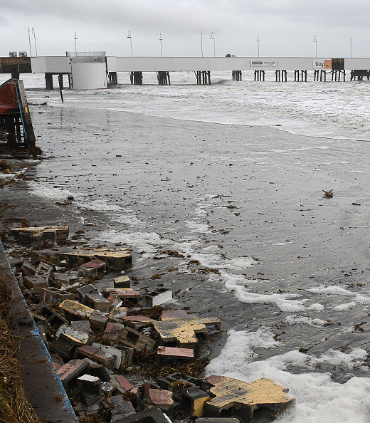 Tropical Storm Nicole aftermath in photos