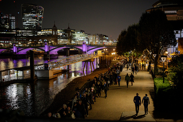 Photos: Queen Elizabeth II lies in state as thousands wait through night to pay respects
