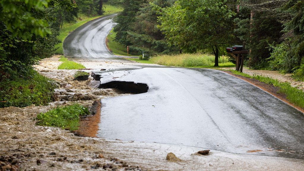 Catastrophic flooding swamps Vermont