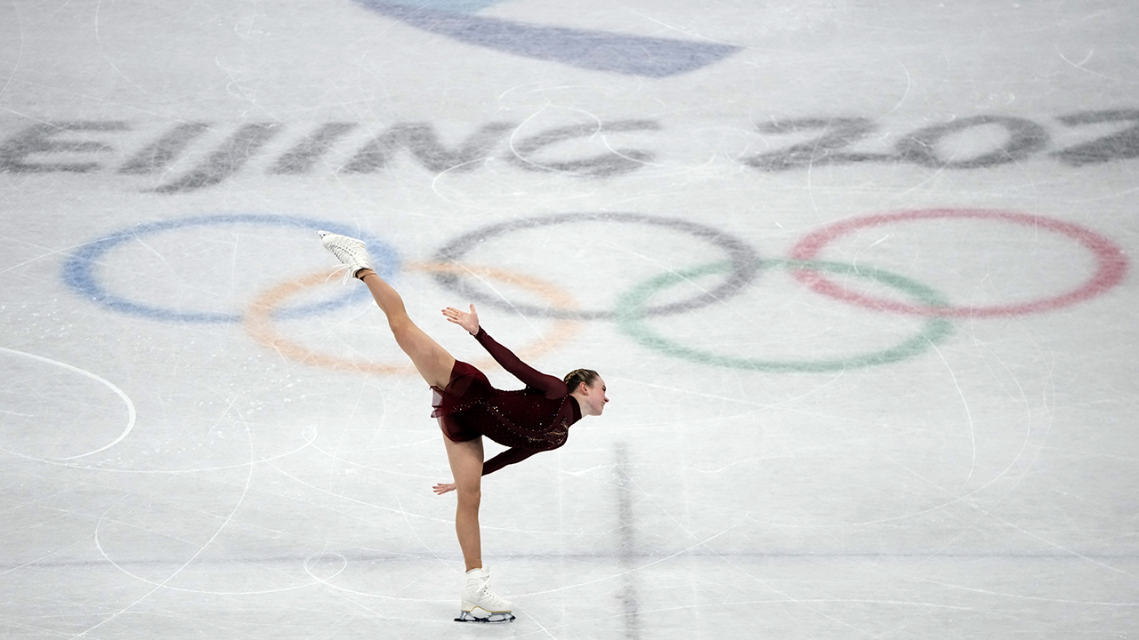Women's free skate program at the Beijing Olympics