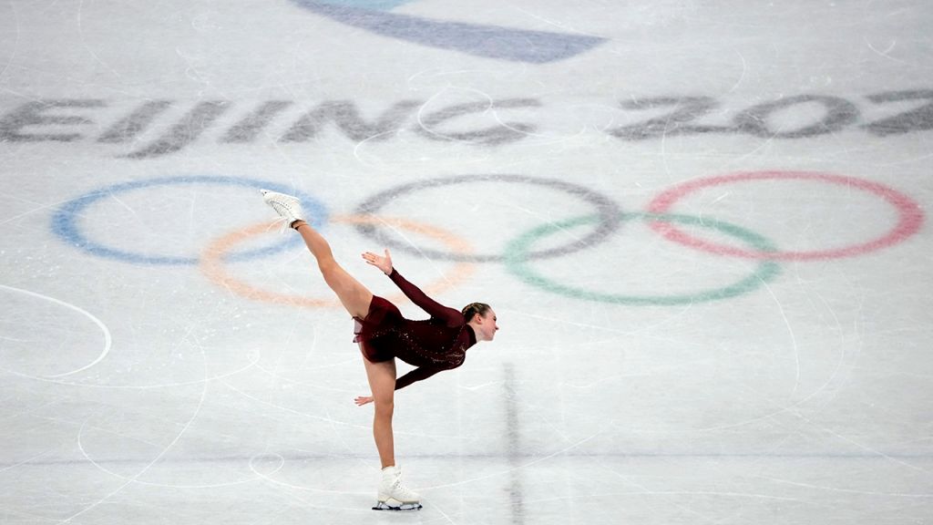 Women's free skate program at the Beijing Olympics