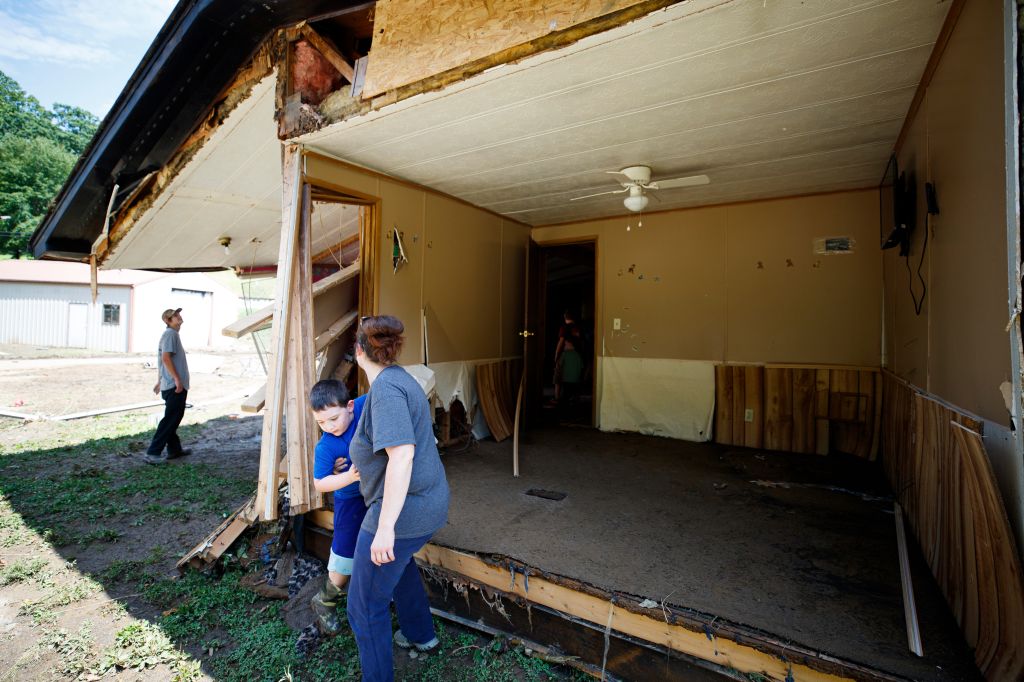 Photos: Virginia flooding washes out homes, roads