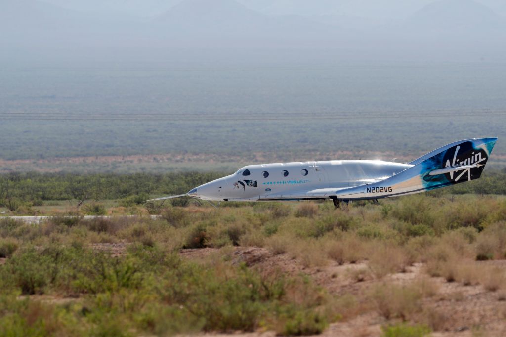 Richard Branson launches into space