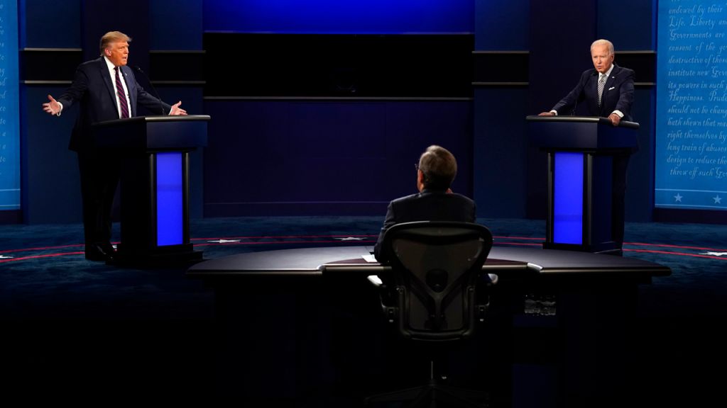 Trump, Biden face off in first presidential debate