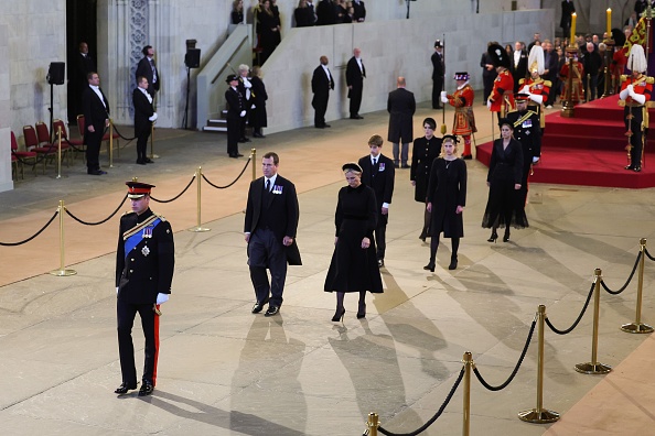 William, Harry, cousins stand vigil by Queen Elizabeth II's coffin