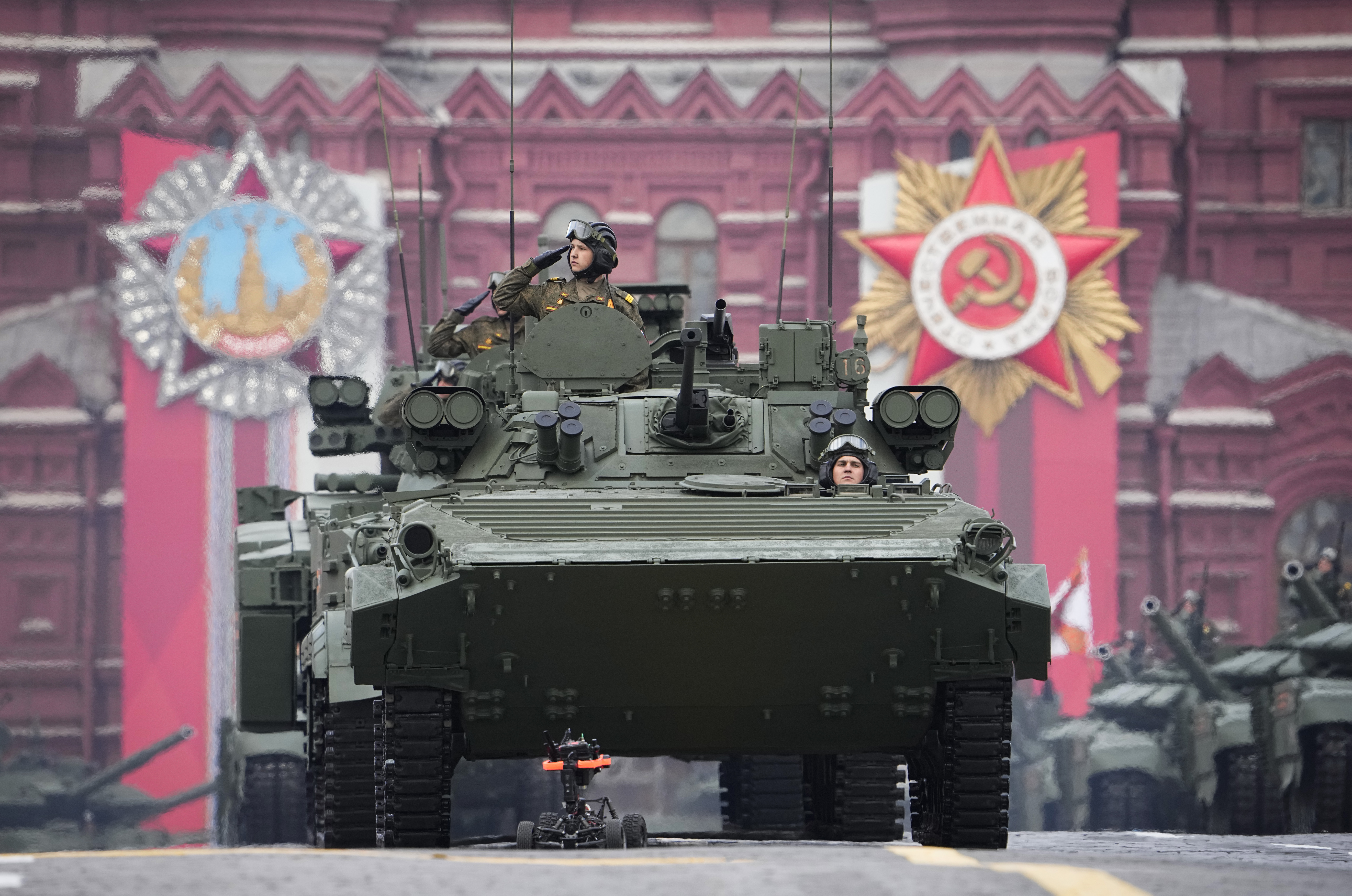 Photos: Russia presses Ukraine assault as Putin marks Victory Day