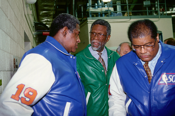 Bill Russell through the years