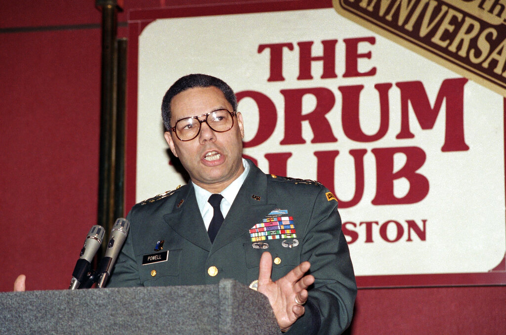 Gen. Colin Powell through the years