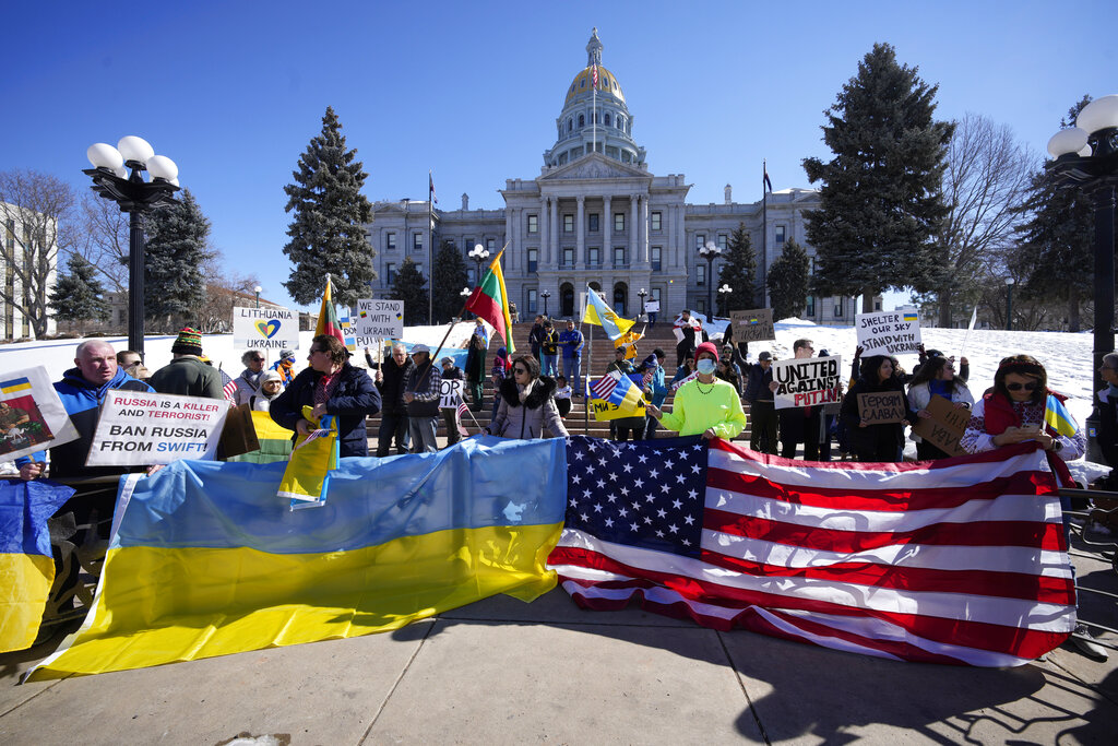 Invasion of Ukraine protested across the globe
