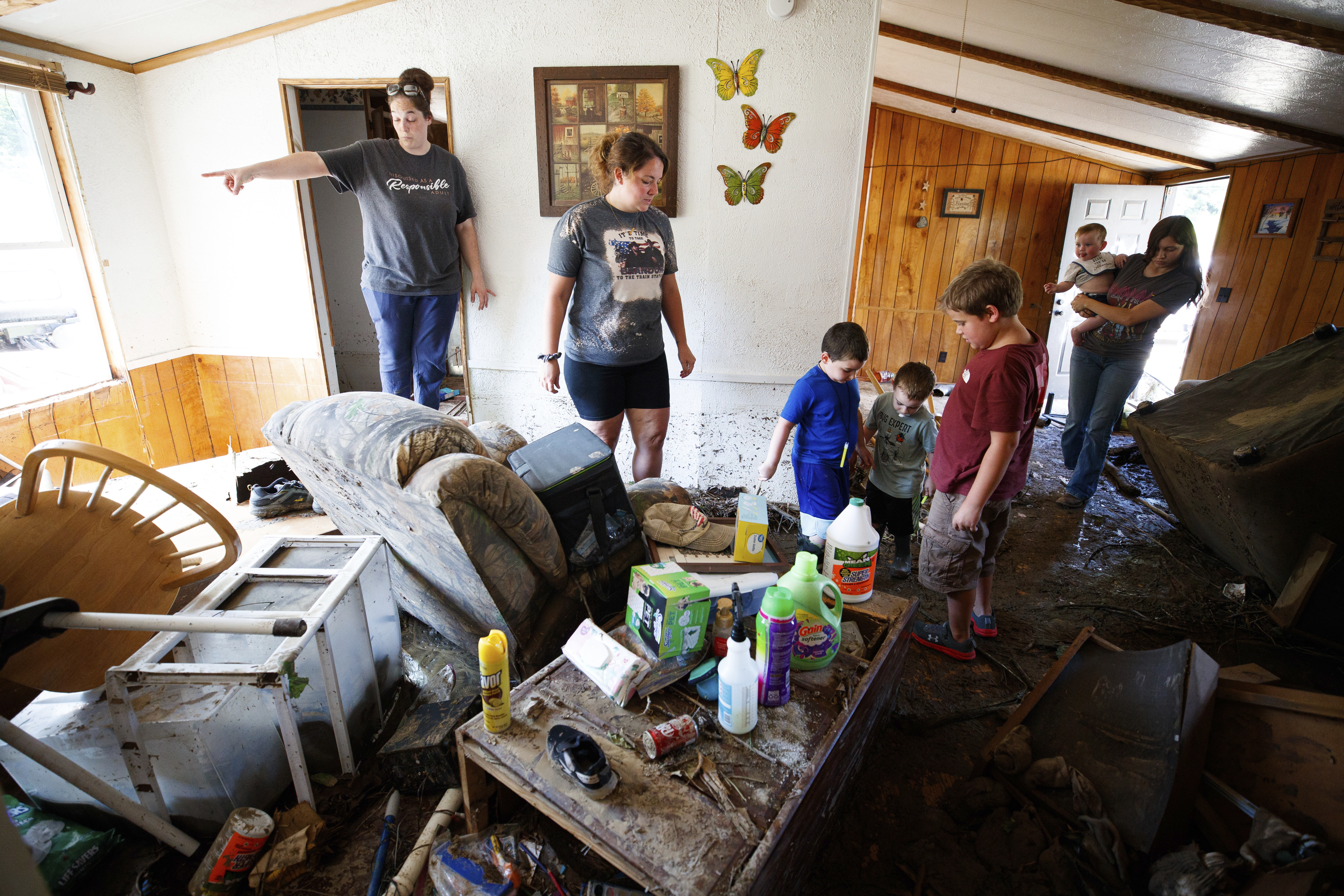 Photos: Virginia flooding washes out homes, roads