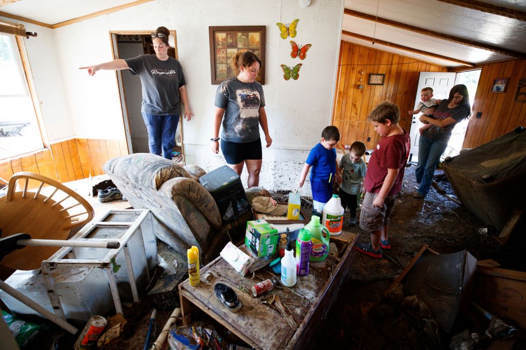 Photos: Virginia flooding washes out homes, roads