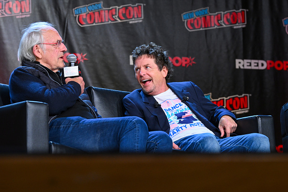 Photos: Michael J. Fox, Christopher Lloyd reunite at New York Comic Con