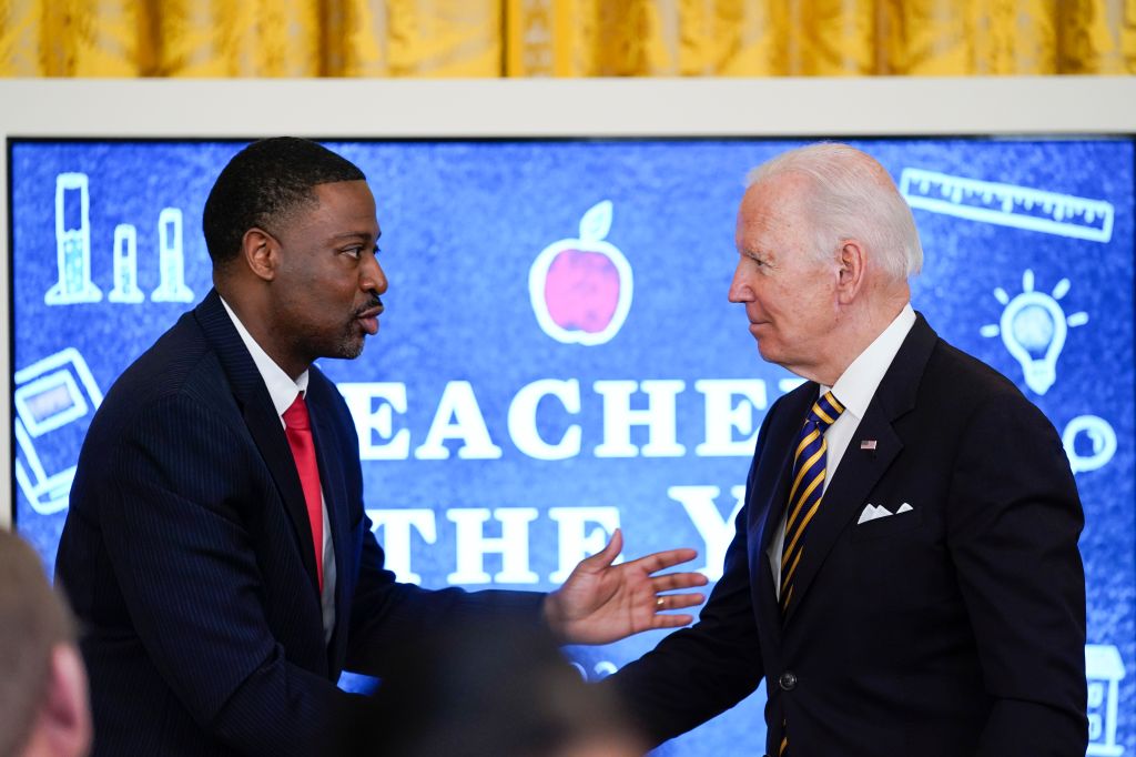Photos: National Teacher of the Year honored in White House ceremony