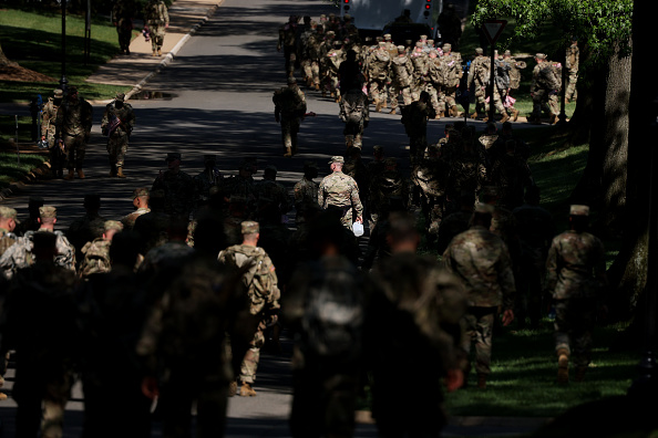 Arlington Cemetery flags