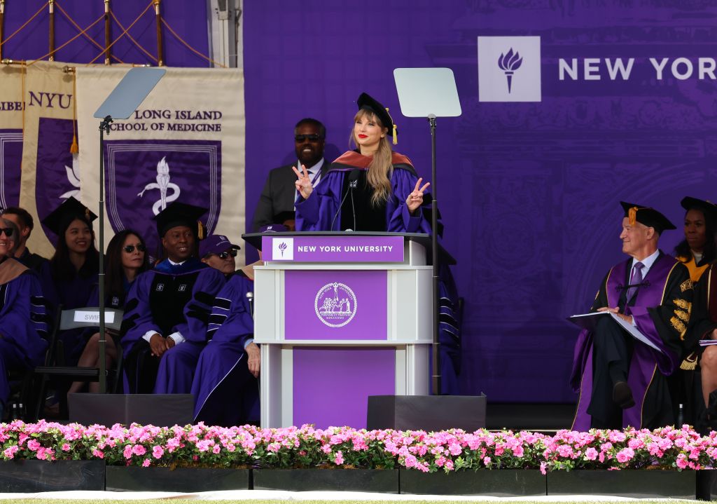 Photos: Taylor Swift delivers commencement address at NYU