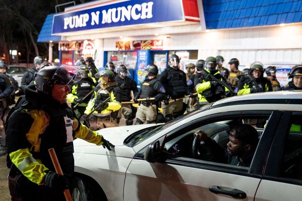 Photos: Protests continue in Minnesota after fatal police shooting of Daunte Wright
