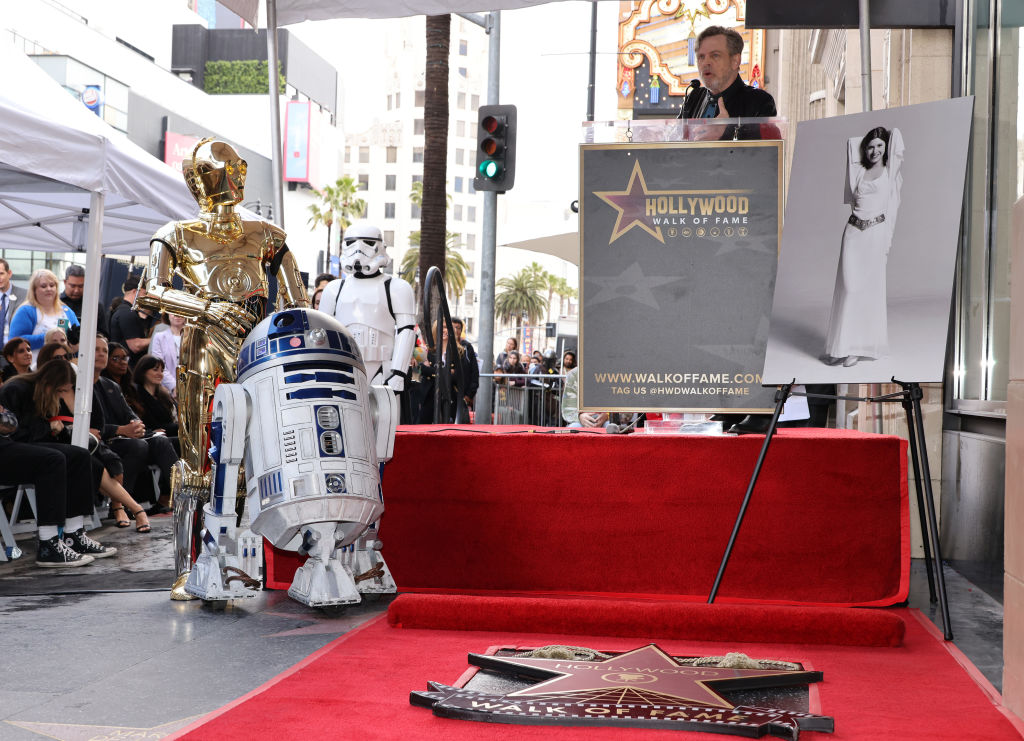 Carrie Fisher Honored With A Hollywood Walk Of Fame Star Posthumously