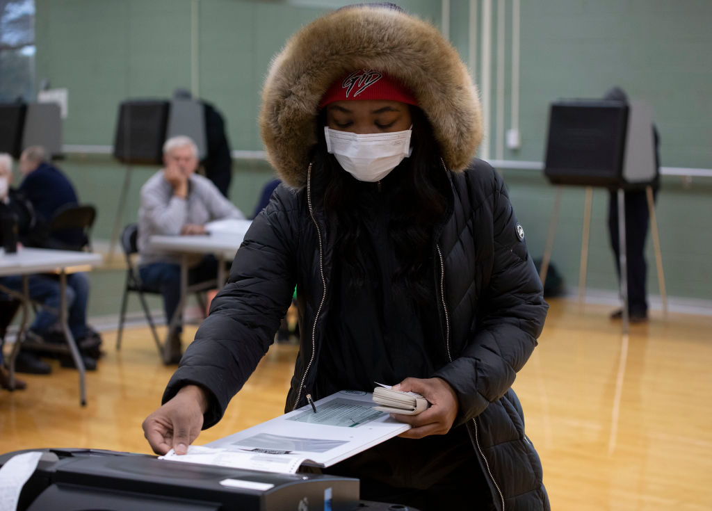 Americans Head To The Polls To Vote In The 2022 Midterm Elections