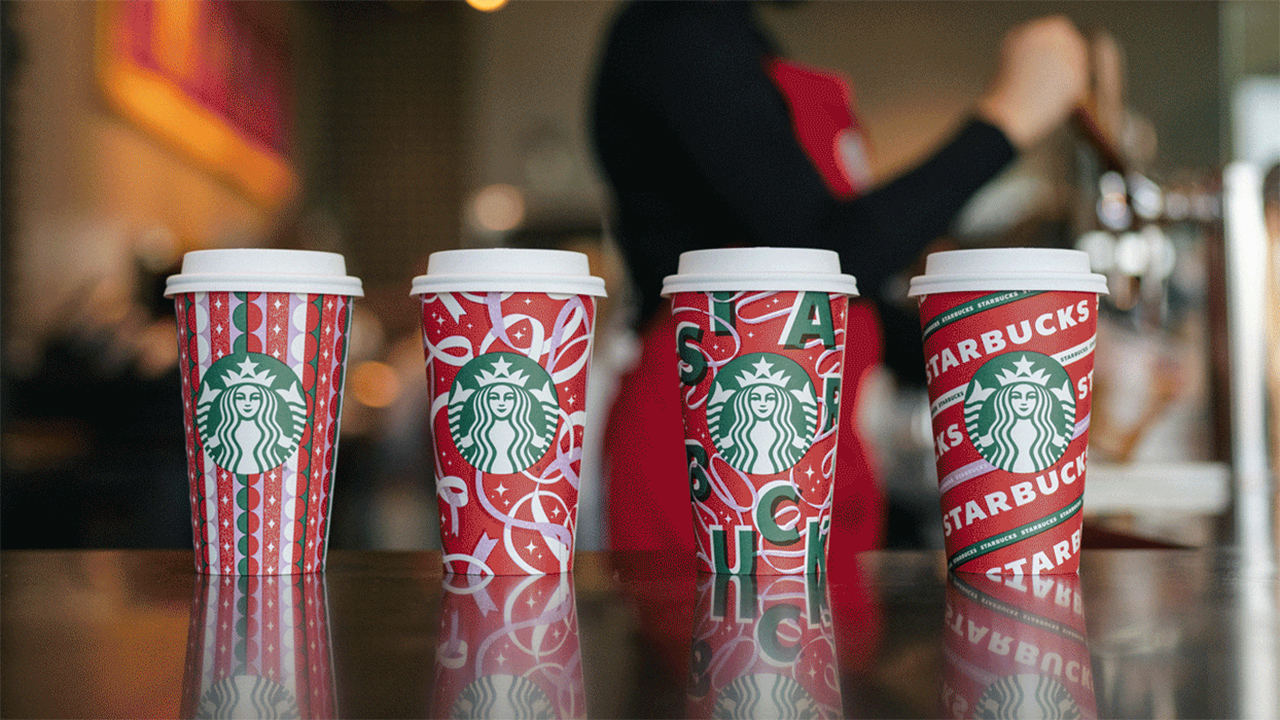 Starbucks 2021 holiday cups