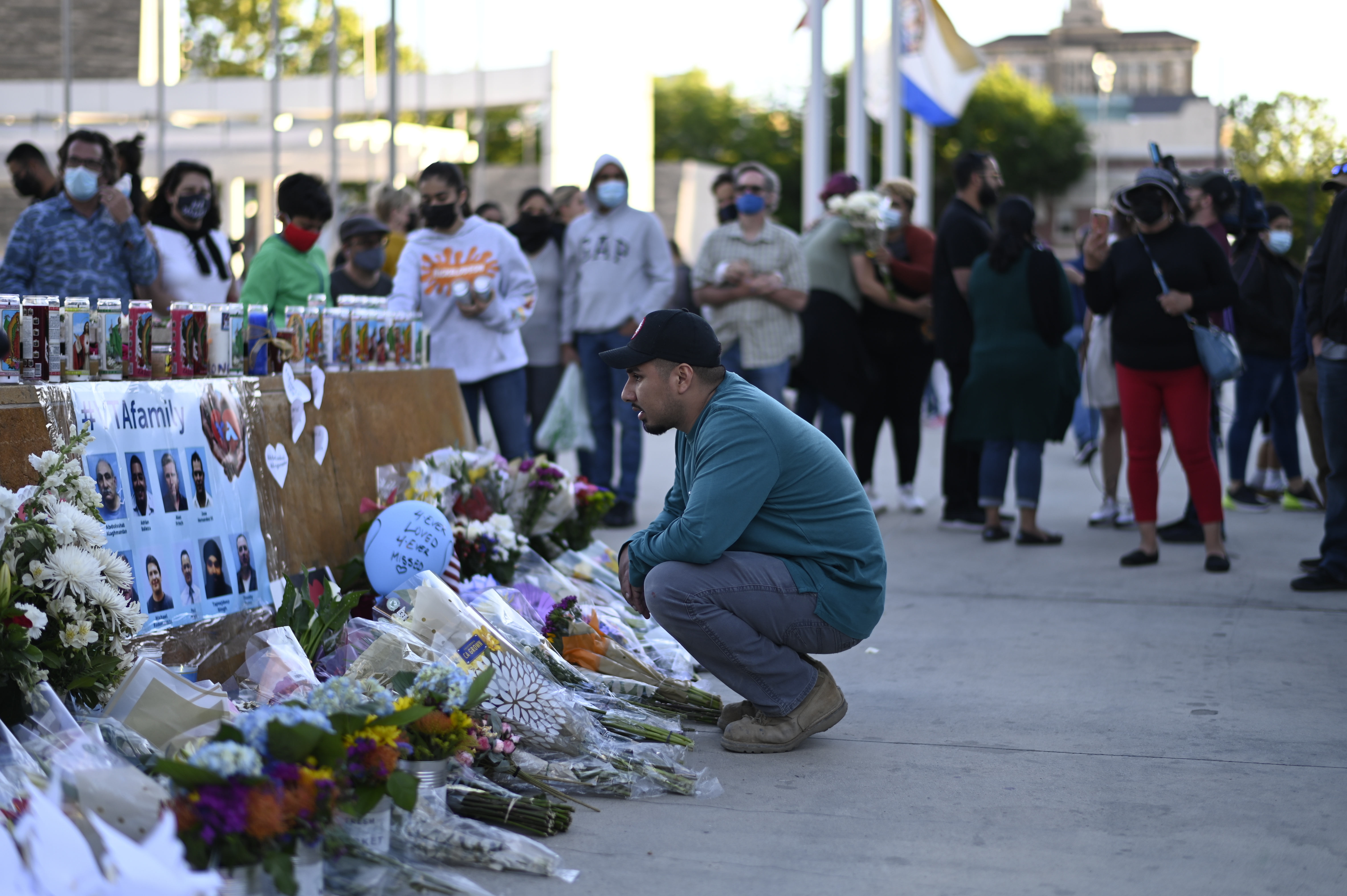 Photos: Community pays tribute to victims of deadly San Jose railyard shooting