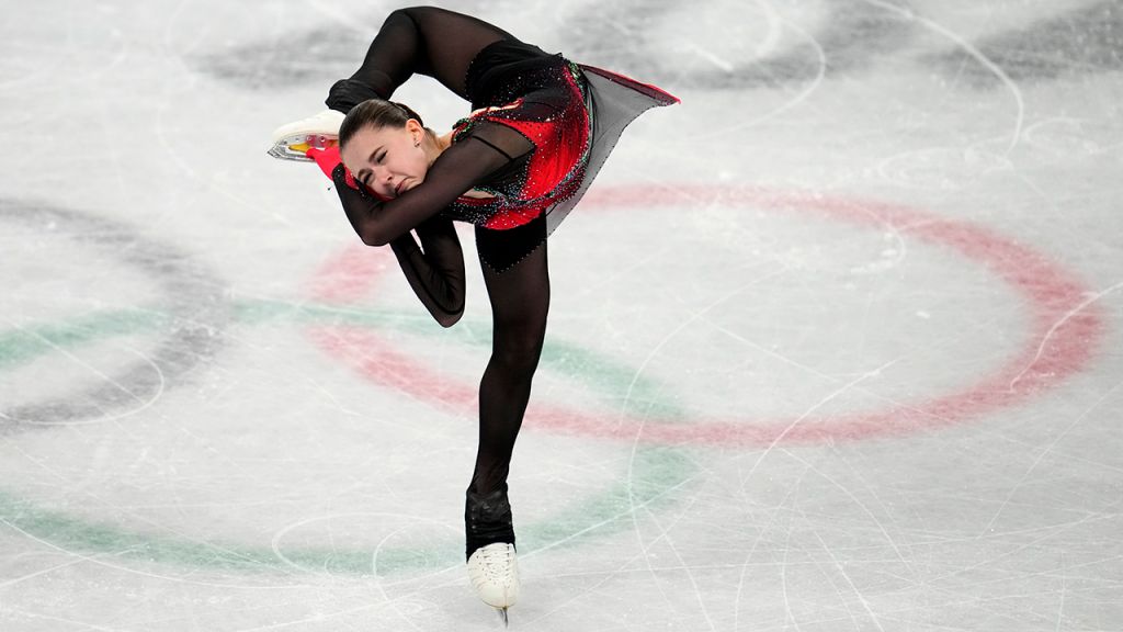 Women's free skate program at the Beijing Olympics
