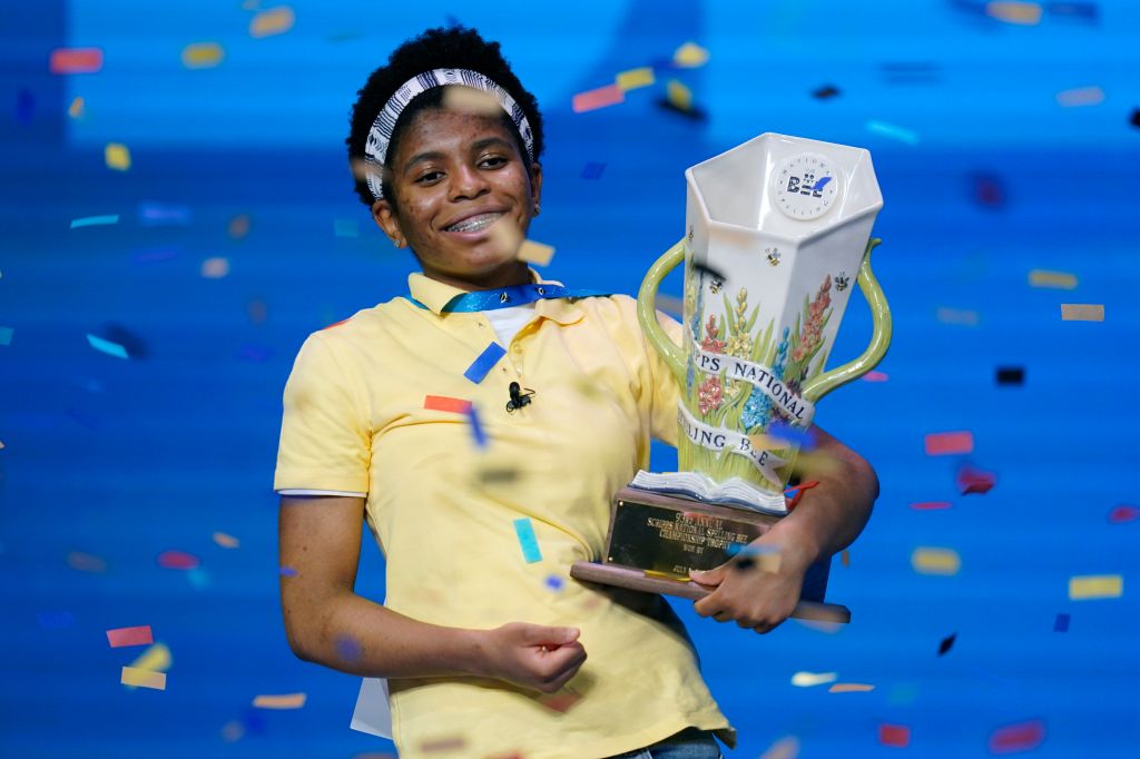 Photos: Louisiana girl wins Scripps National Spelling Bee, makes history