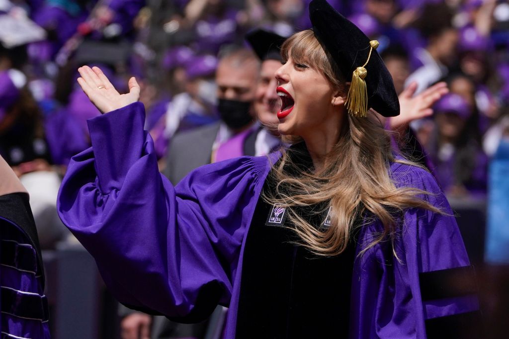 Photos: Taylor Swift delivers commencement address at NYU