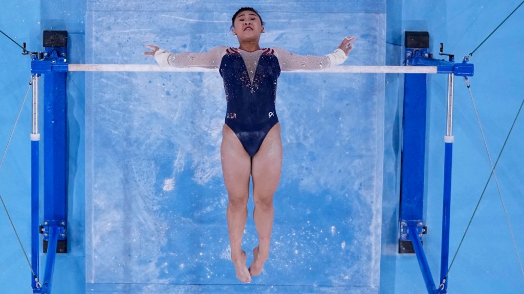 Photos: Sunisa Lee, Jade Carey compete in Olympic gymnastics all-around