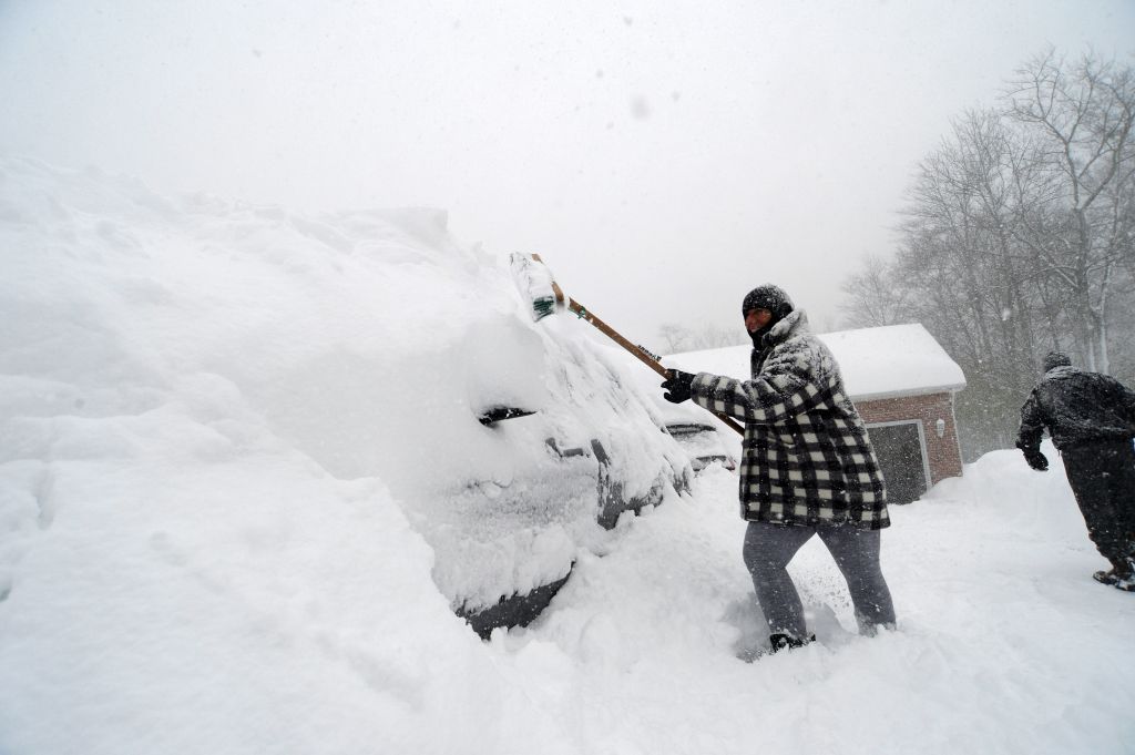 Intense Winter Storm Brings Multiple Feet Of Lake Effect Snow To Buffalo Area
