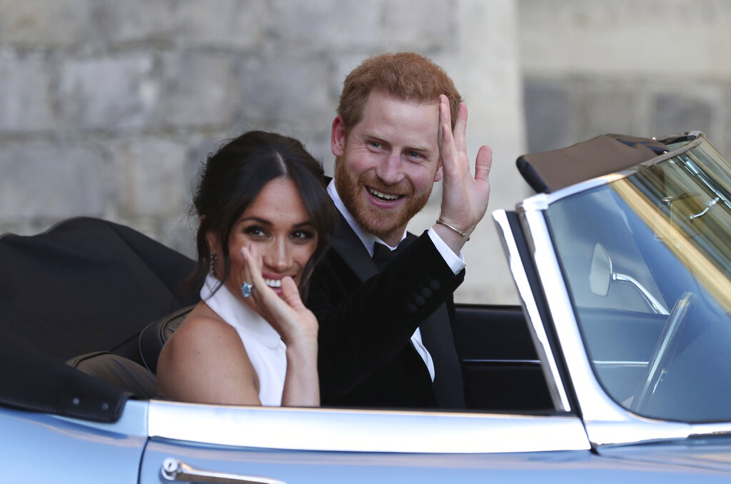 Photos: Prince Harry, Meghan celebrate second anniversary