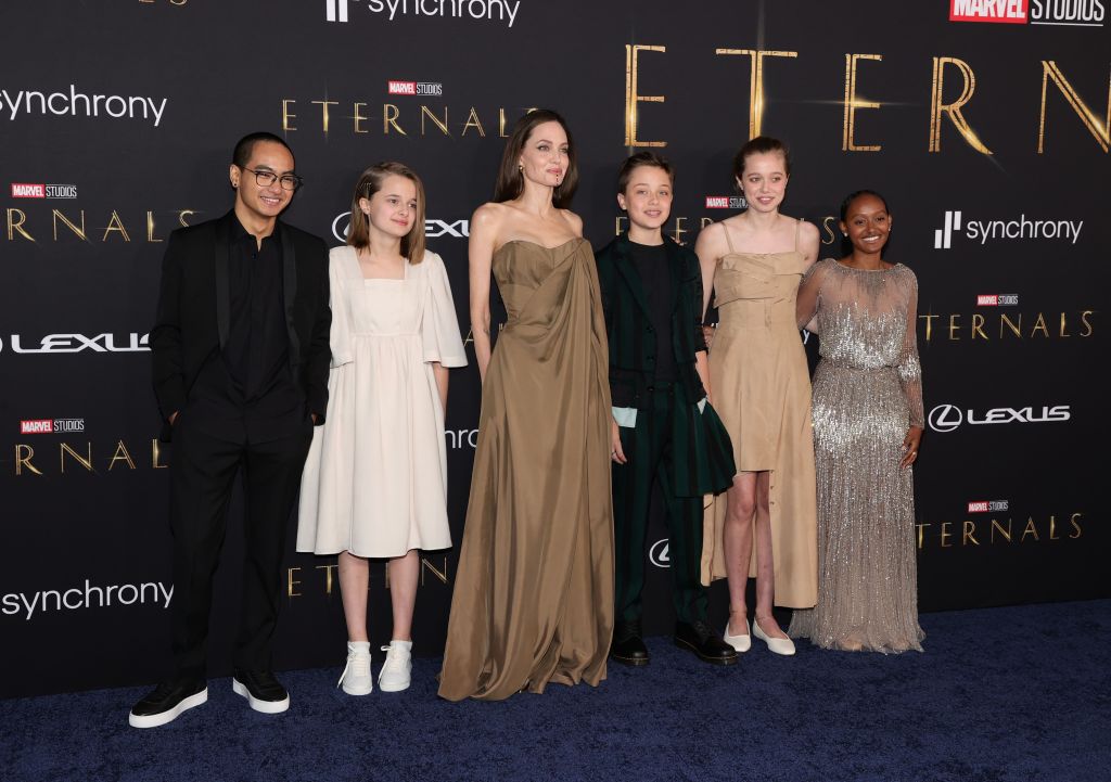 Photos: Angelina Jolie, Salma Hayek stun on 'Eternals' red carpet