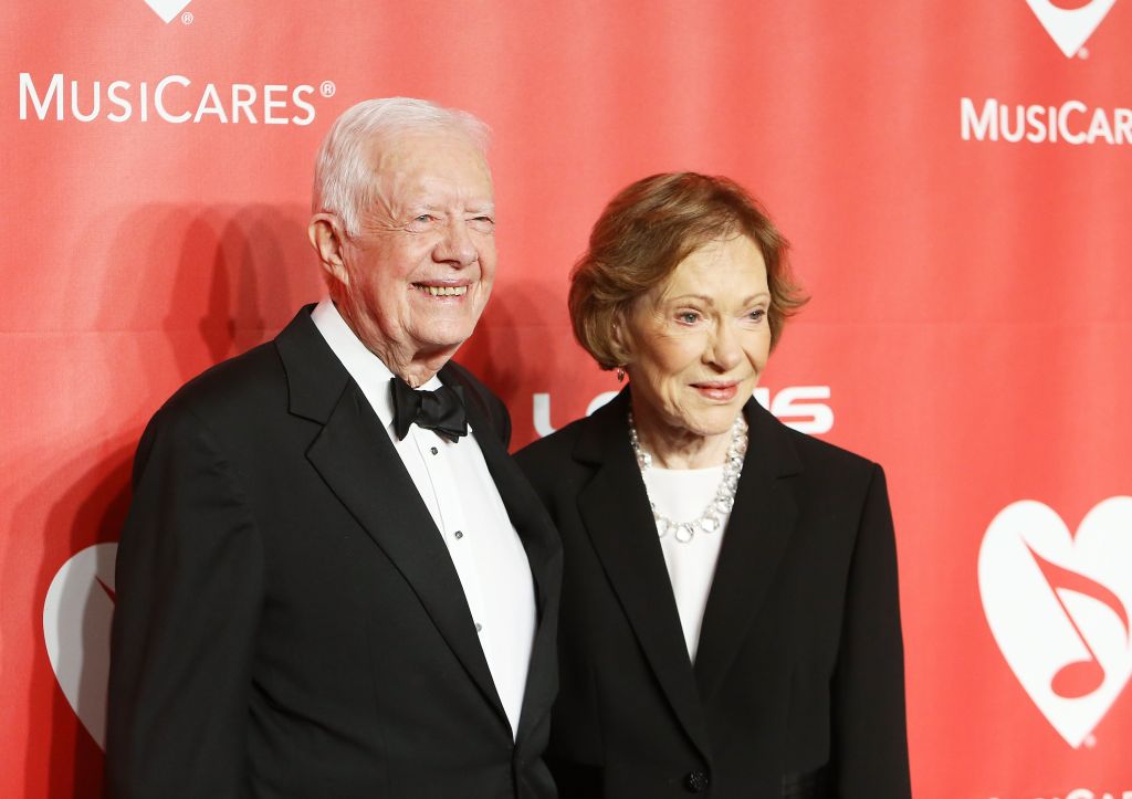 Jimmy Carter and Rosalynn Carter in 2015