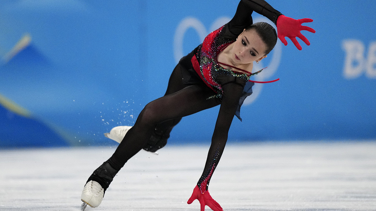 Women's free skate program at the Beijing Olympics