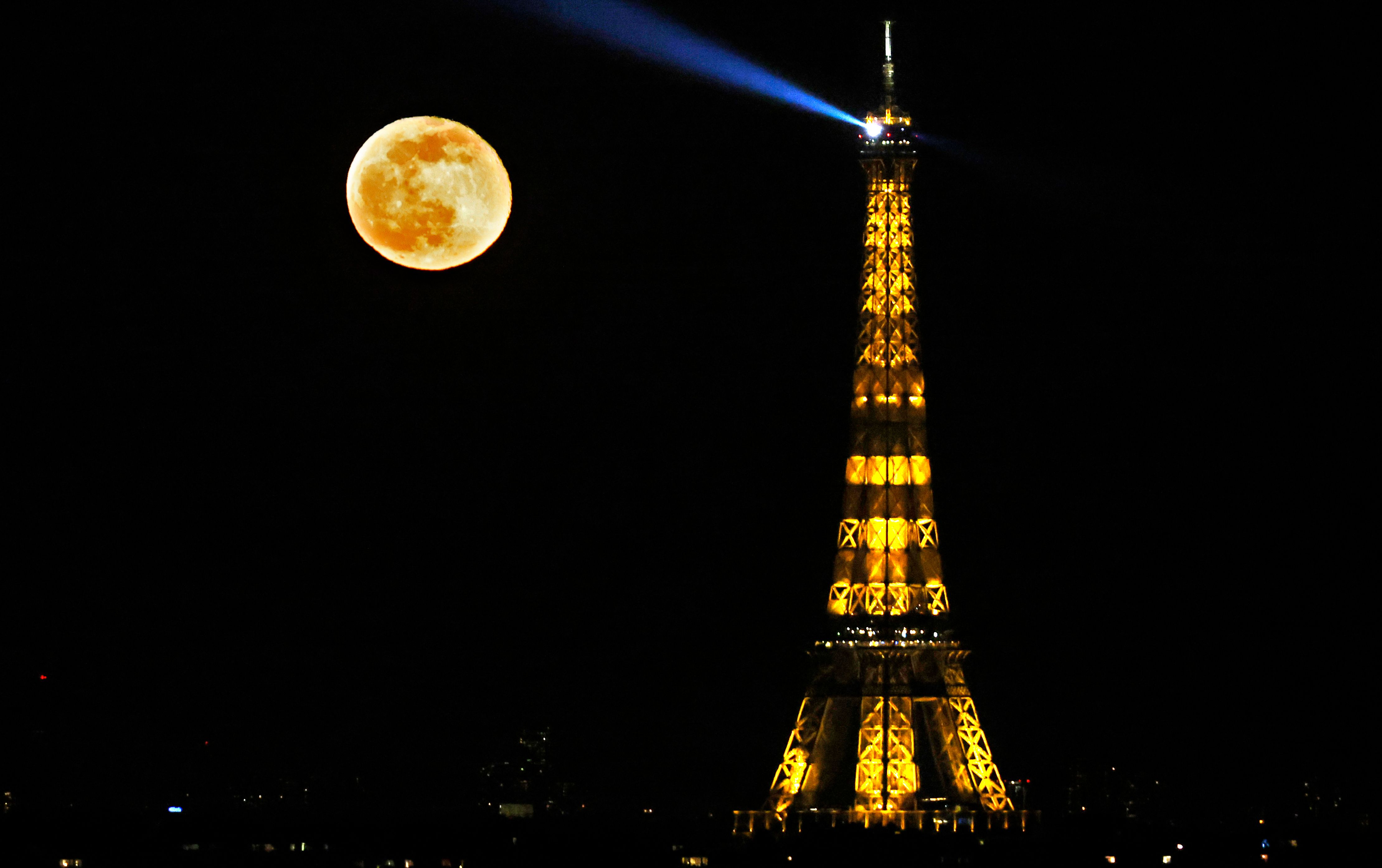 Photos: February 2021 Snow Moon brightens the night sky