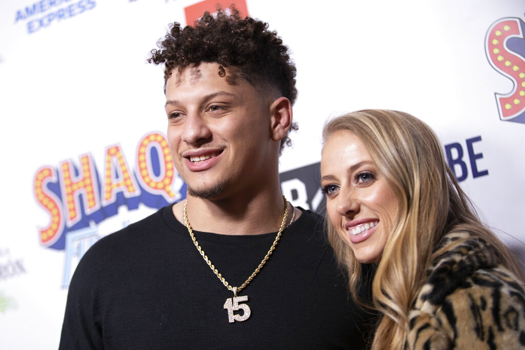 Patrick and Brittany Mahomes