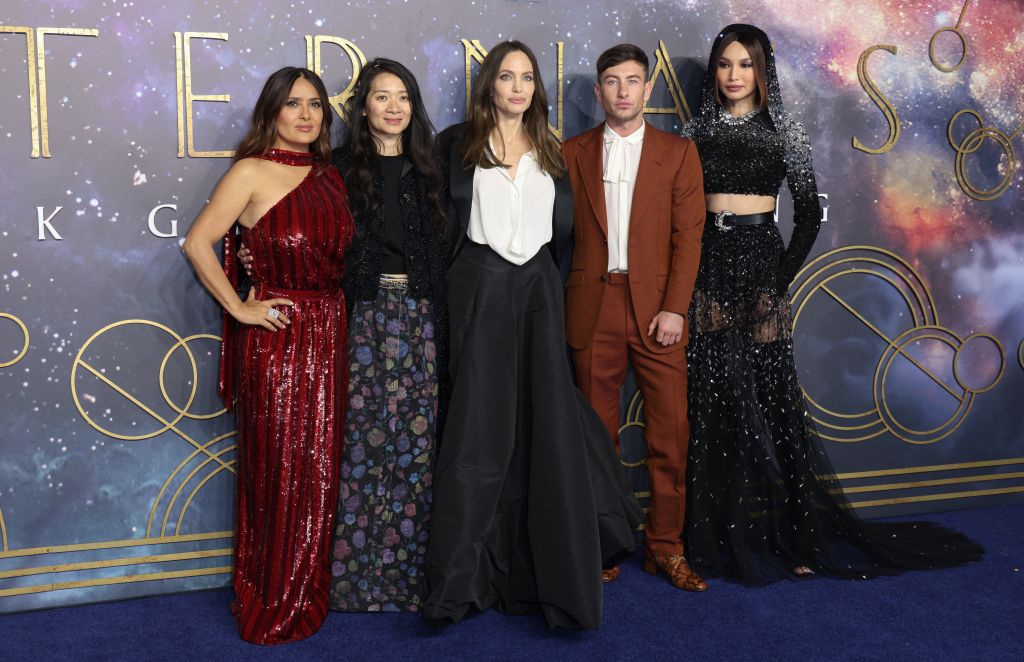 Photos: Angelina Jolie, 'Eternals' stars walk the red carpet at UK premiere