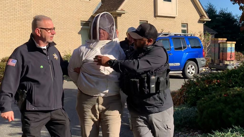 Woman accused of attacking deputies with bees during eviction