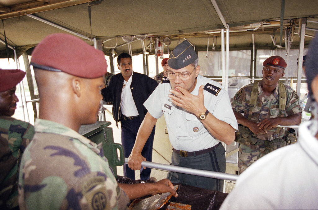 Gen. Colin Powell through the years