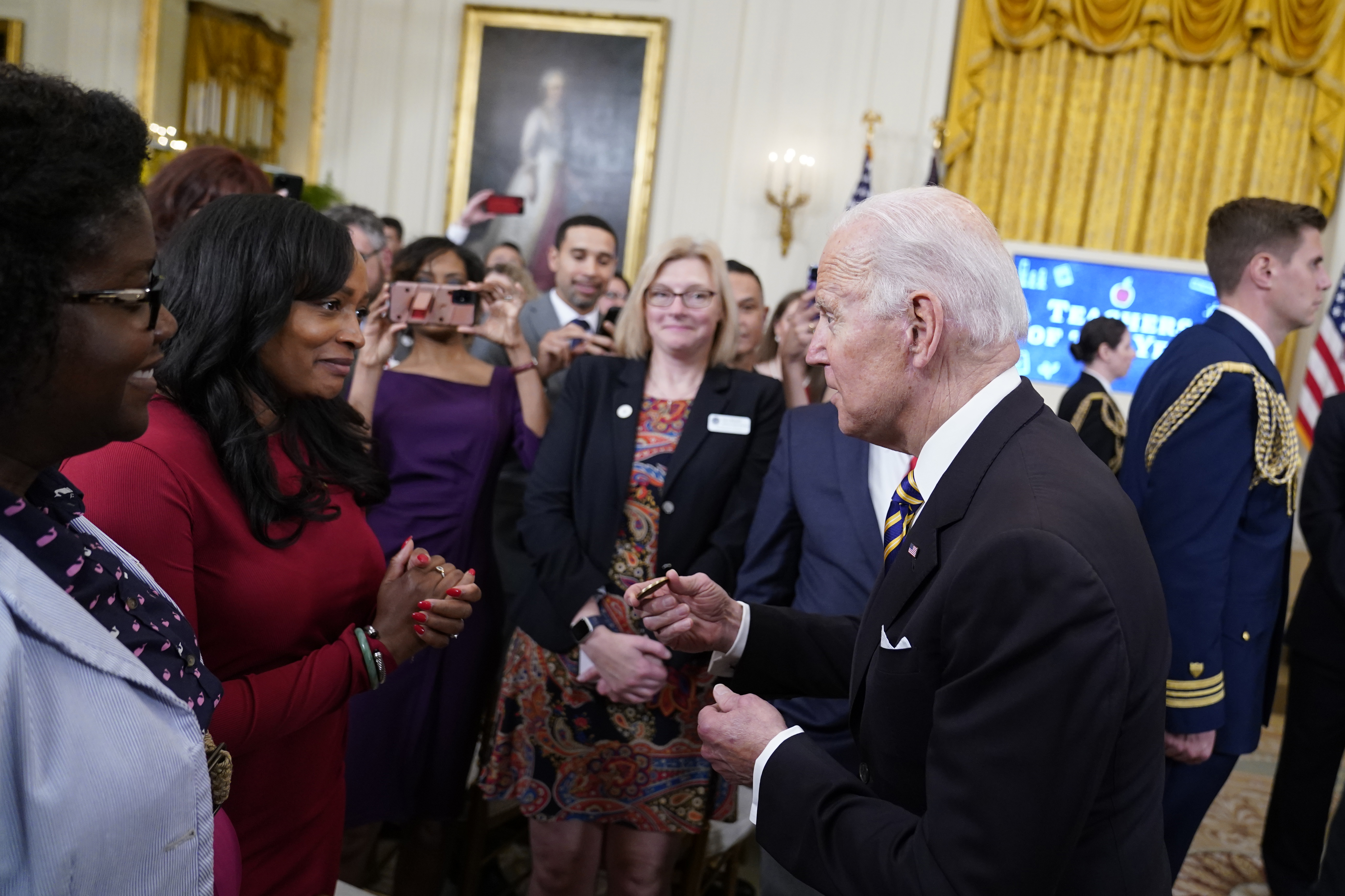 Photos: National Teacher of the Year honored in White House ceremony