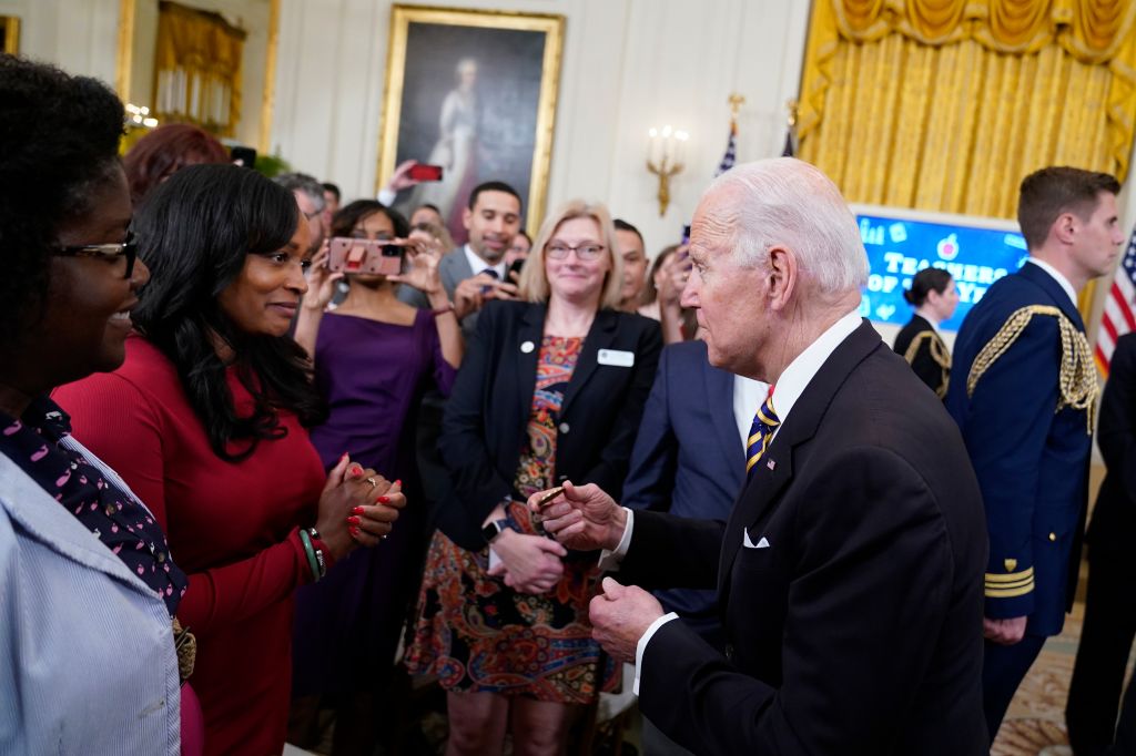 Photos: National Teacher of the Year honored in White House ceremony