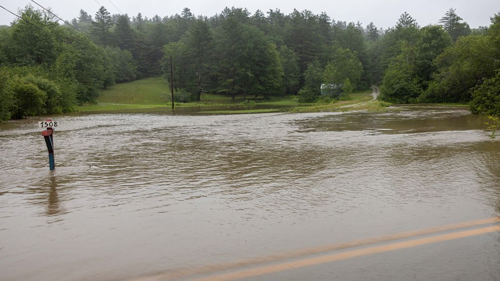 Catastrophic flooding swamps Vermont