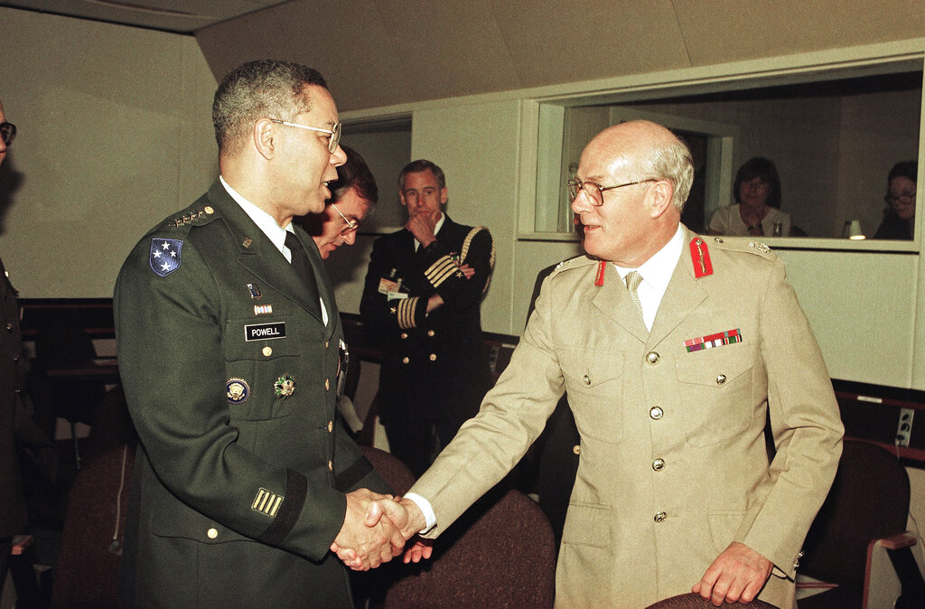 Gen. Colin Powell through the years