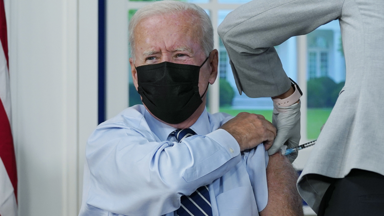 Photos: President Joe Biden gets COVID-19 vaccine booster shot
