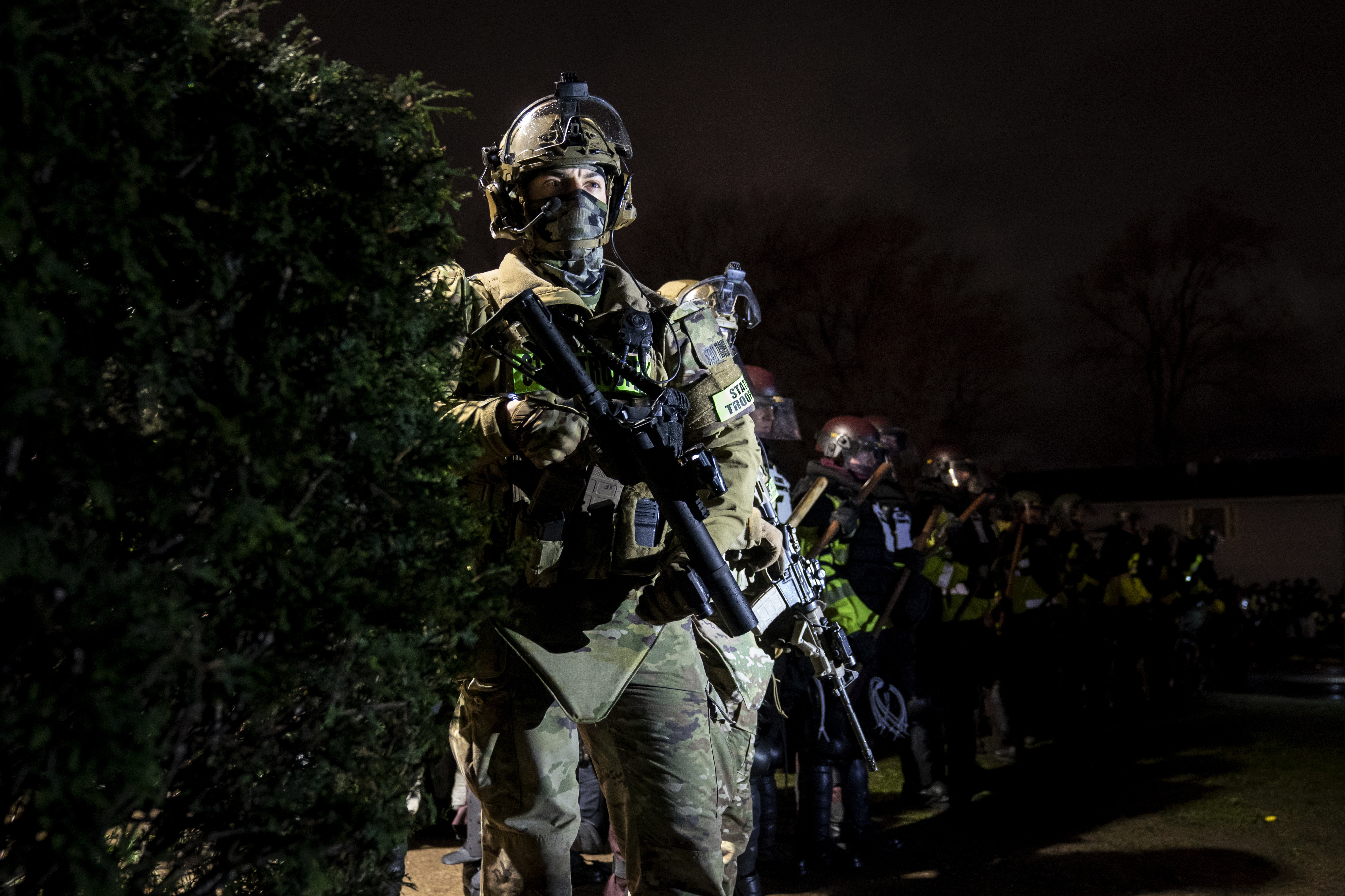 Photos: Protests continue in Minnesota after fatal police shooting of Daunte Wright