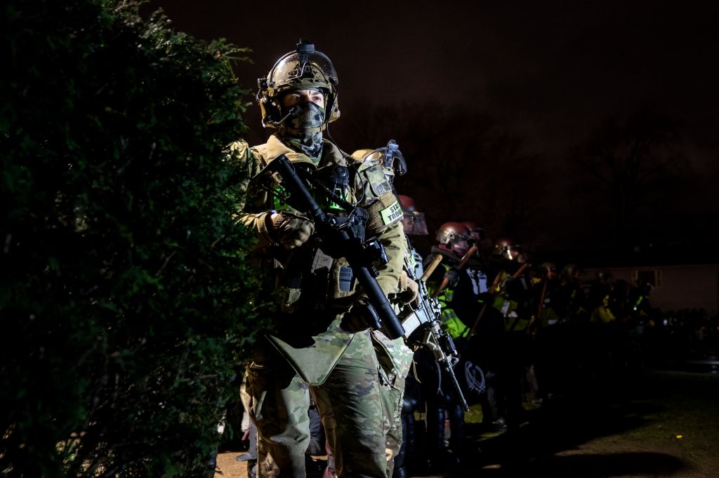 Photos: Protests continue in Minnesota after fatal police shooting of Daunte Wright