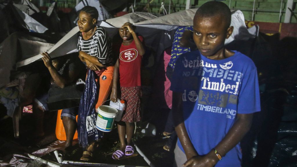 Photos: Tropical Depression Grace drenches earthquake-damaged Haiti