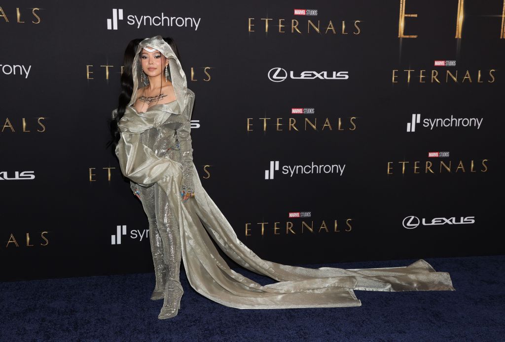 Photos: Angelina Jolie, Salma Hayek stun on 'Eternals' red carpet