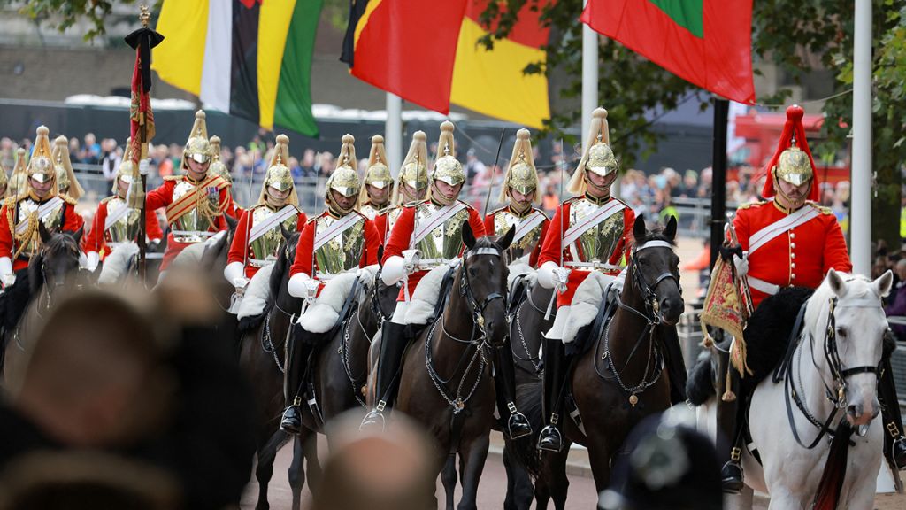 Photos: Crowds gather ahead of Queen Elizabeth II's coffin procession