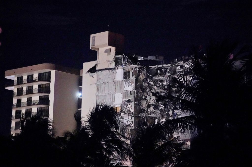 Photos: Condo building partially collapses in Surfside, Florida